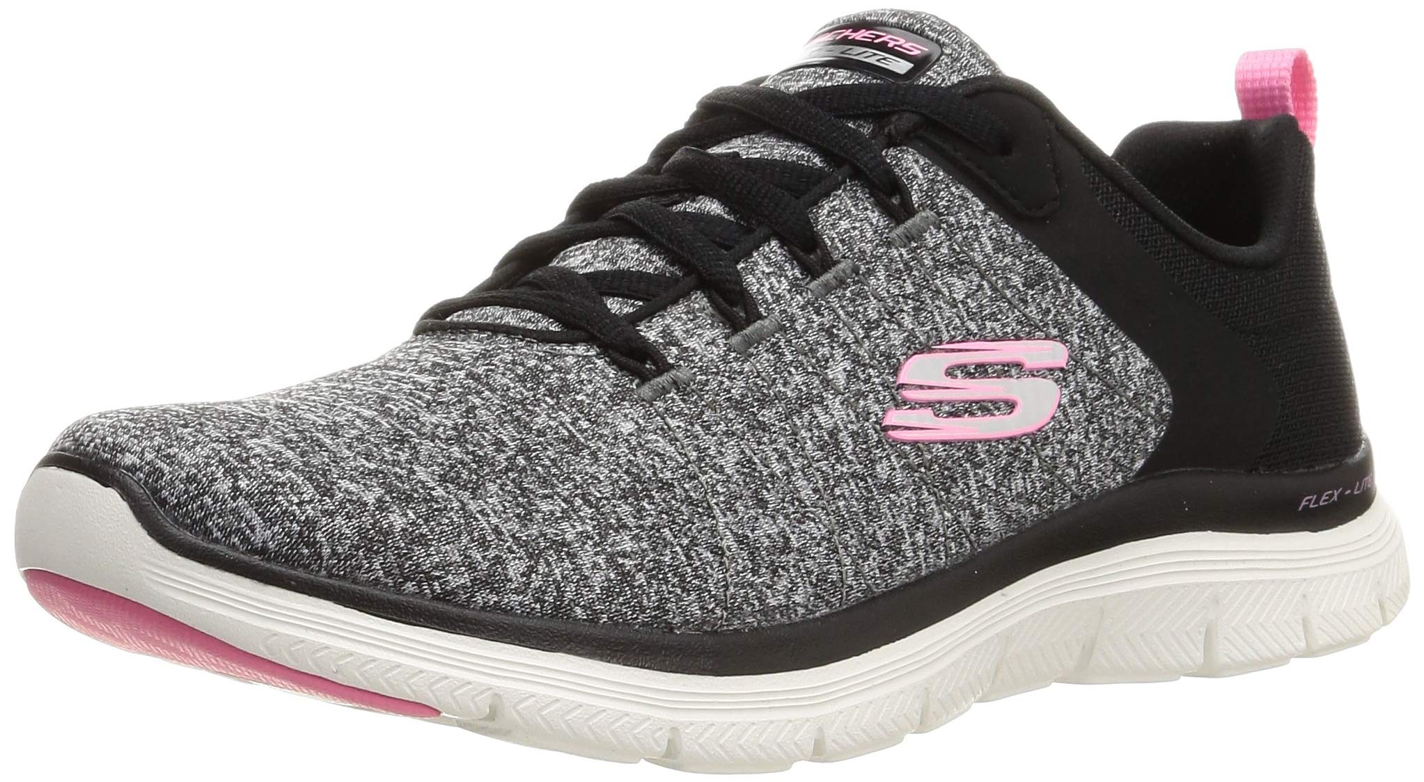 Skechers-Black/Pink-Womens Casual Shoes-149307-BKPK-FLEX Appeal 4.0 UK3 (B08LR76LFT) Amazon Price History, Amazon Price Tracker