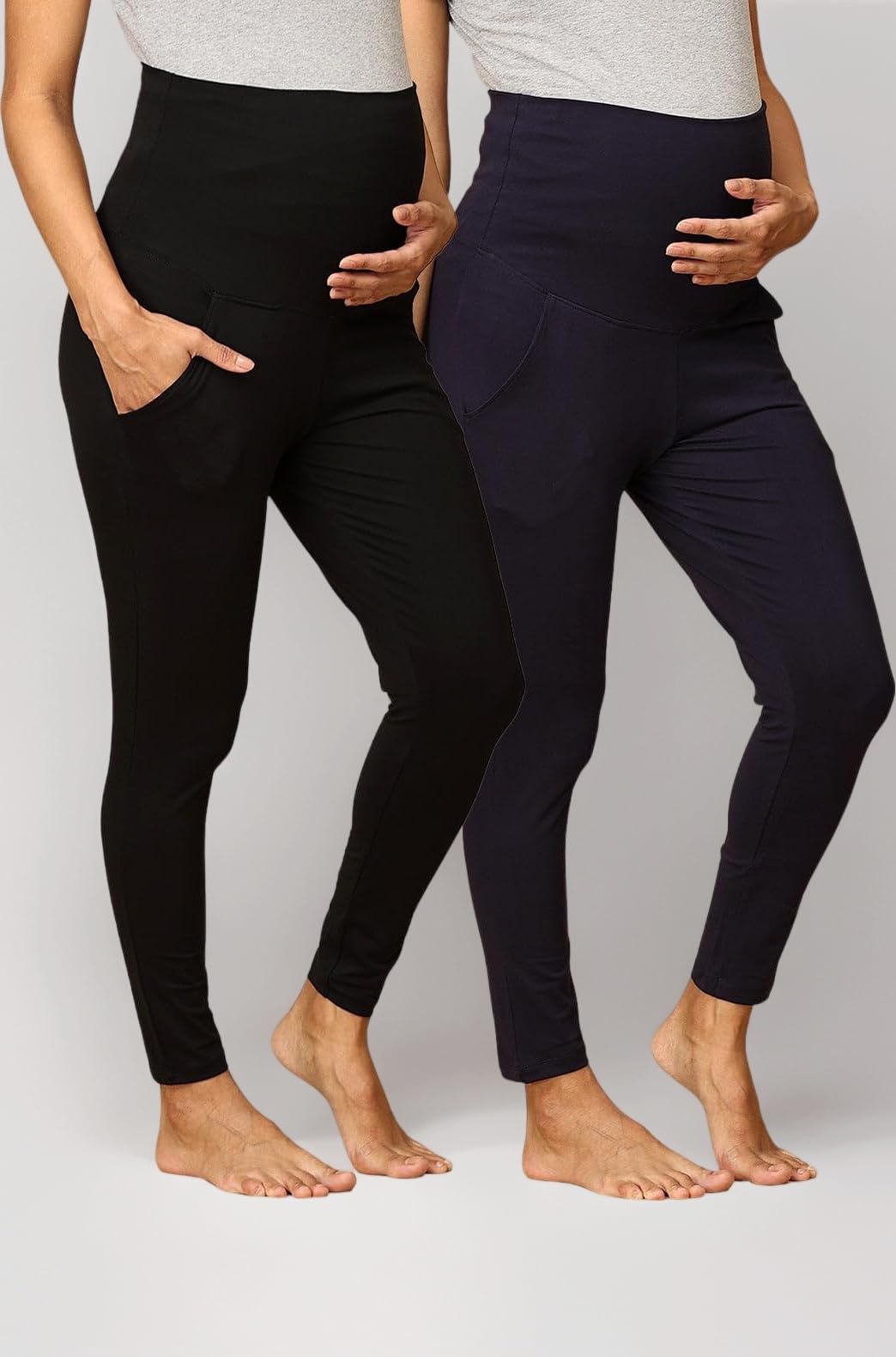 Comfy Maternity Leggings | Comfortable | Soft | Pre and Post Pregnancy | Comfort Stretch Pregnancy Leggings for Women