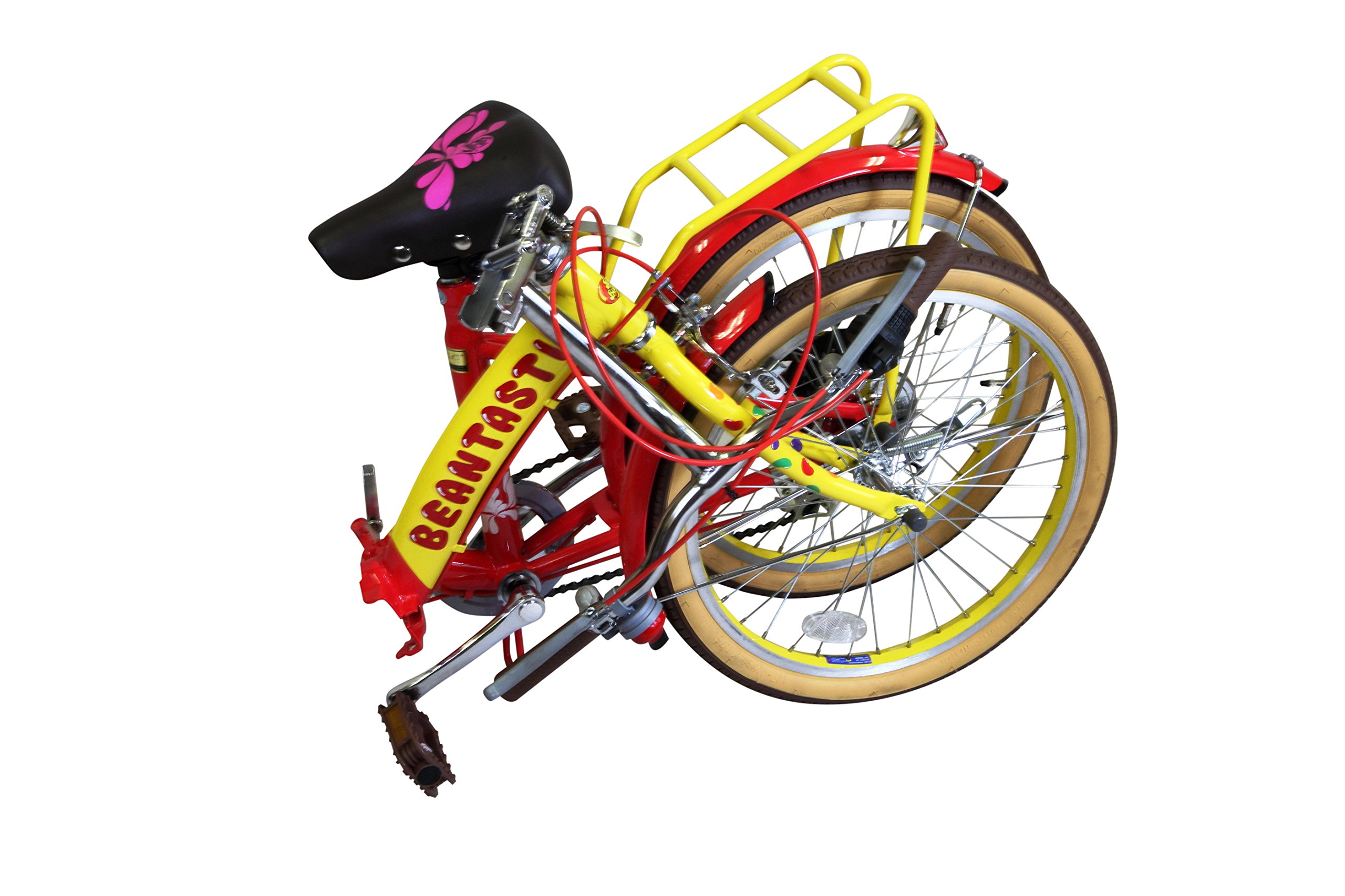 JELLY BEANSの折りたたみ自転車 Amazon | Jelly Belly(ジェリーベリー) 折りたたみ自転車 20インチ 6段