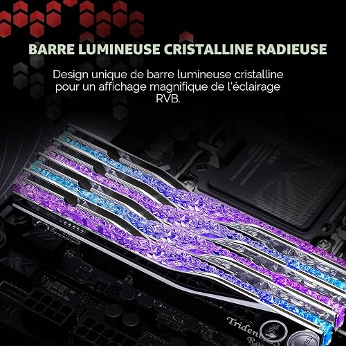 G.SKILL Trident Z5 Royal Neo Series (AMD Expo) DDR5 RAM 32GB (2x16GB) 6000MT/s CL28-36-36-96 1.40V Desktop Computer Memory UDIMM - Silver (F5-6000J2836G16GX2-TR5NS) - 3