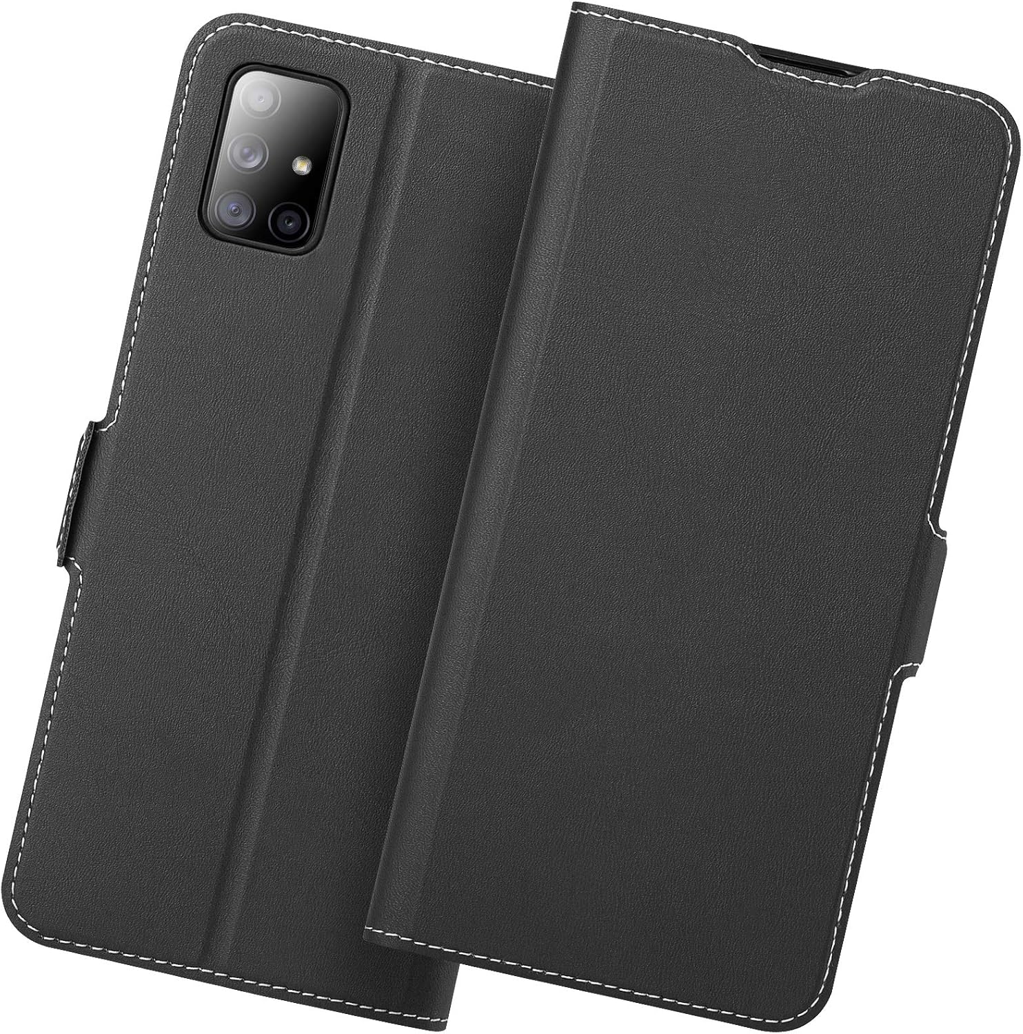 Holidi Samsung Galaxy A71 Hülle, Handyhülle Samsung A71 Klapphülle ...