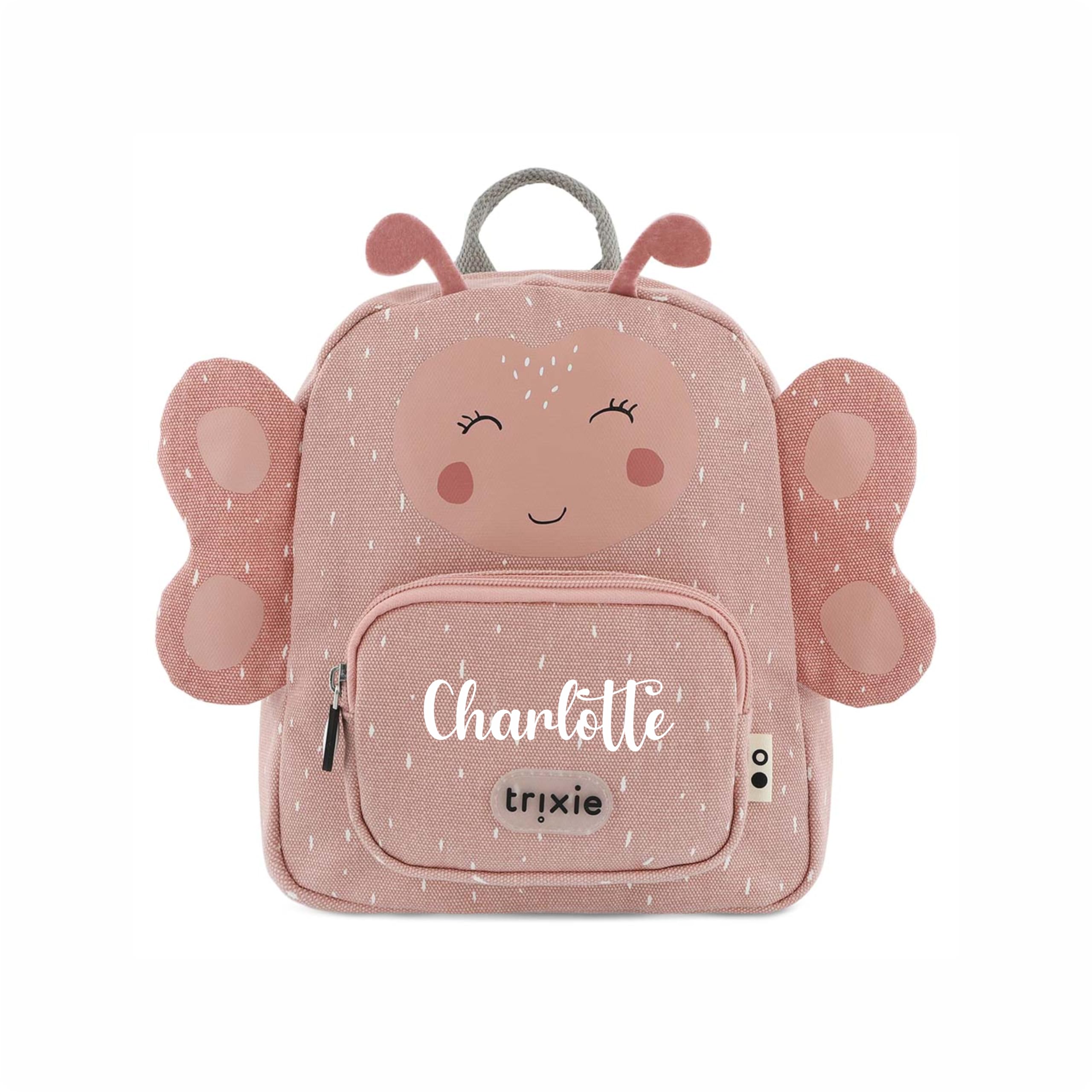 Sac à dos enfant Trixie personnalisé - Sac d'école enfant personnalisé, sac animal enfant, rentrée scolaire, cadeau enfant, sac personnalisé, sac lion, sac chat, sac dino, sac lapin