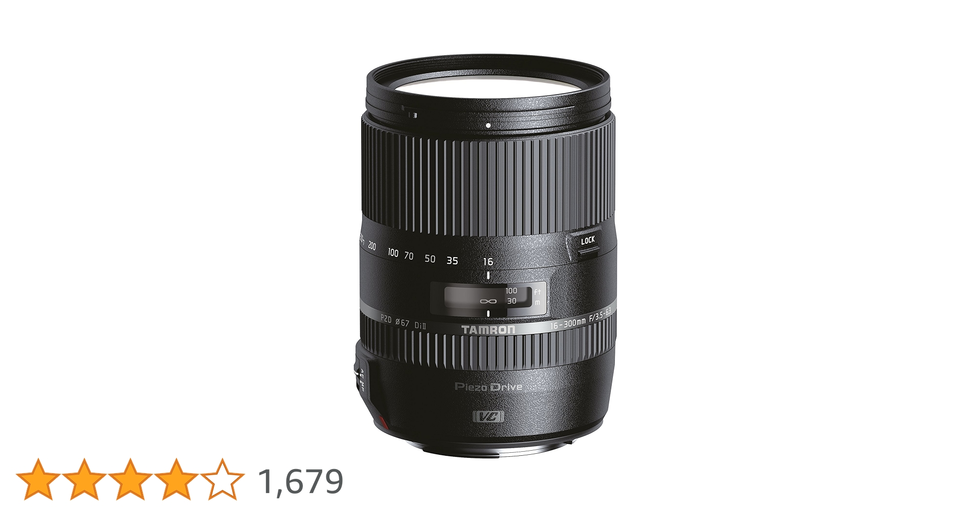 YuTAMRONニコン用ズームレンズ 16-300/3.5-6.3 DiⅡ TAMRON 16-300mm F/3.5-6.3 Di II VC PZD MACRO (Model B016) [ニコン
