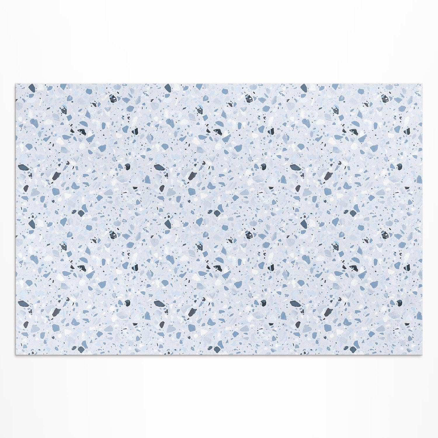 Tapis de sol vinyle imperméable et résistant aux UV effet pierre