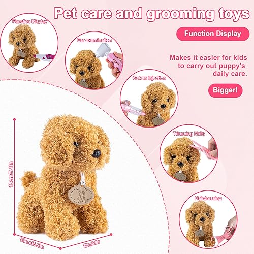 Miniatura 3 de Kit médico para niños, juego de médicos para niños, juego de doctor para niños con juguete para perros, bolsa de almacenamiento médico, juguete de