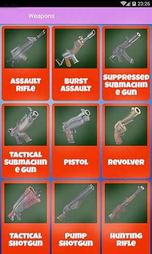 Weapons Gliders Pickaxes