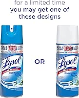 Vista 7 de Lysol Spray sanitizante y antibacteriano para desinfectar y desodorizar, cascada de primavera, 12.5 Fl Oz