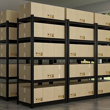 Amazon｜スチールラック 5段 幅90*奥行55*高さ180cm メタルラック 棚