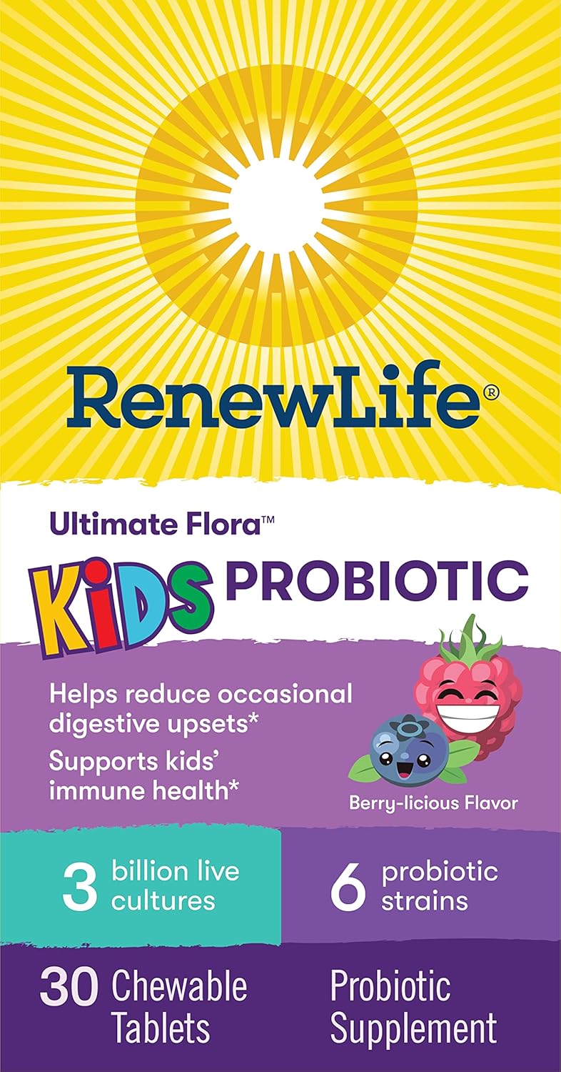 Renew Life Kids Probiotic Ultimate Flora Kids Probiotic, Shelf Stable