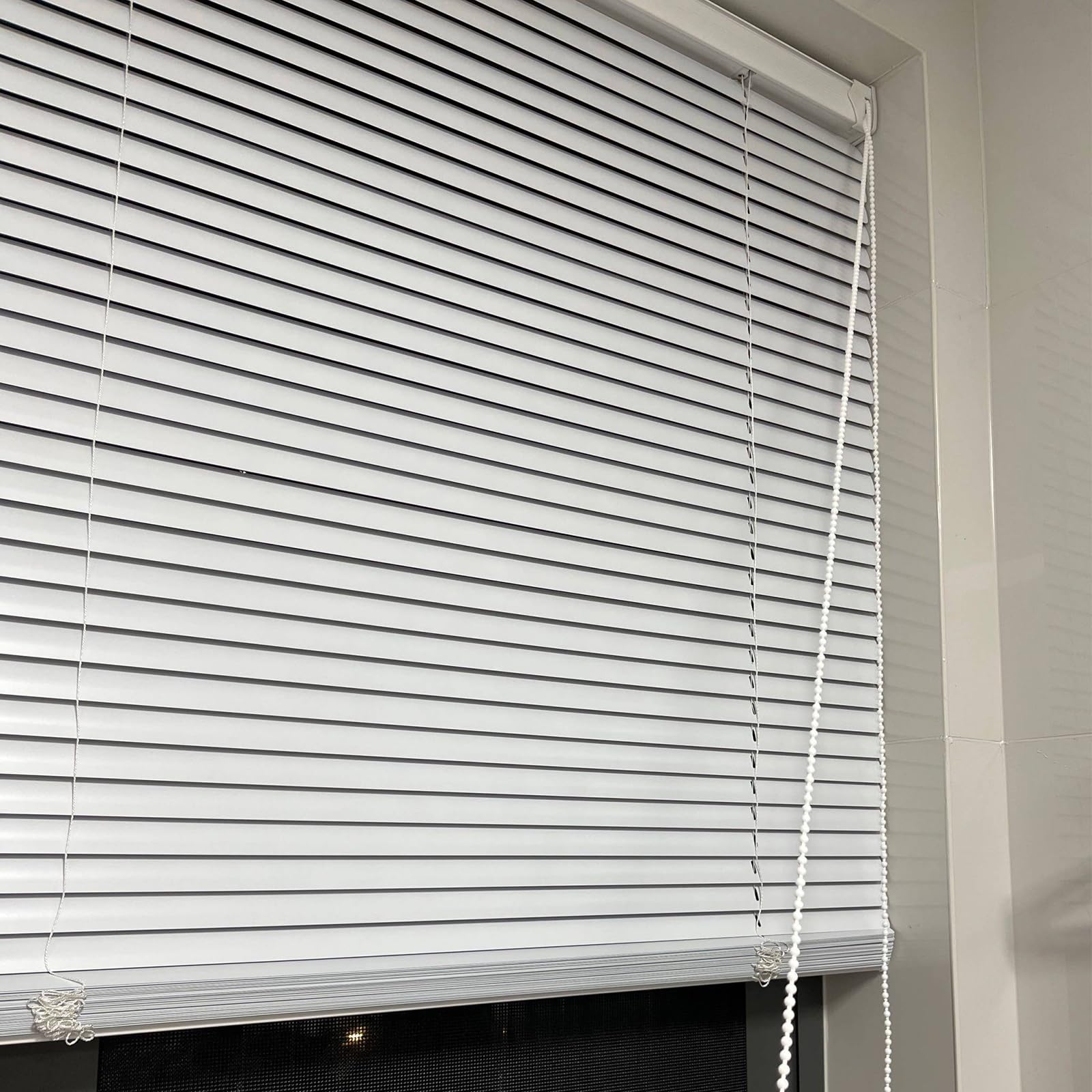 25mm Tenda Veneziana su Misura Larghezza 40-160cm, Veneziane da Interno, Visibilità, Kit di montaggio incluso, Impermeabile, per casa, camera da letto e bagno