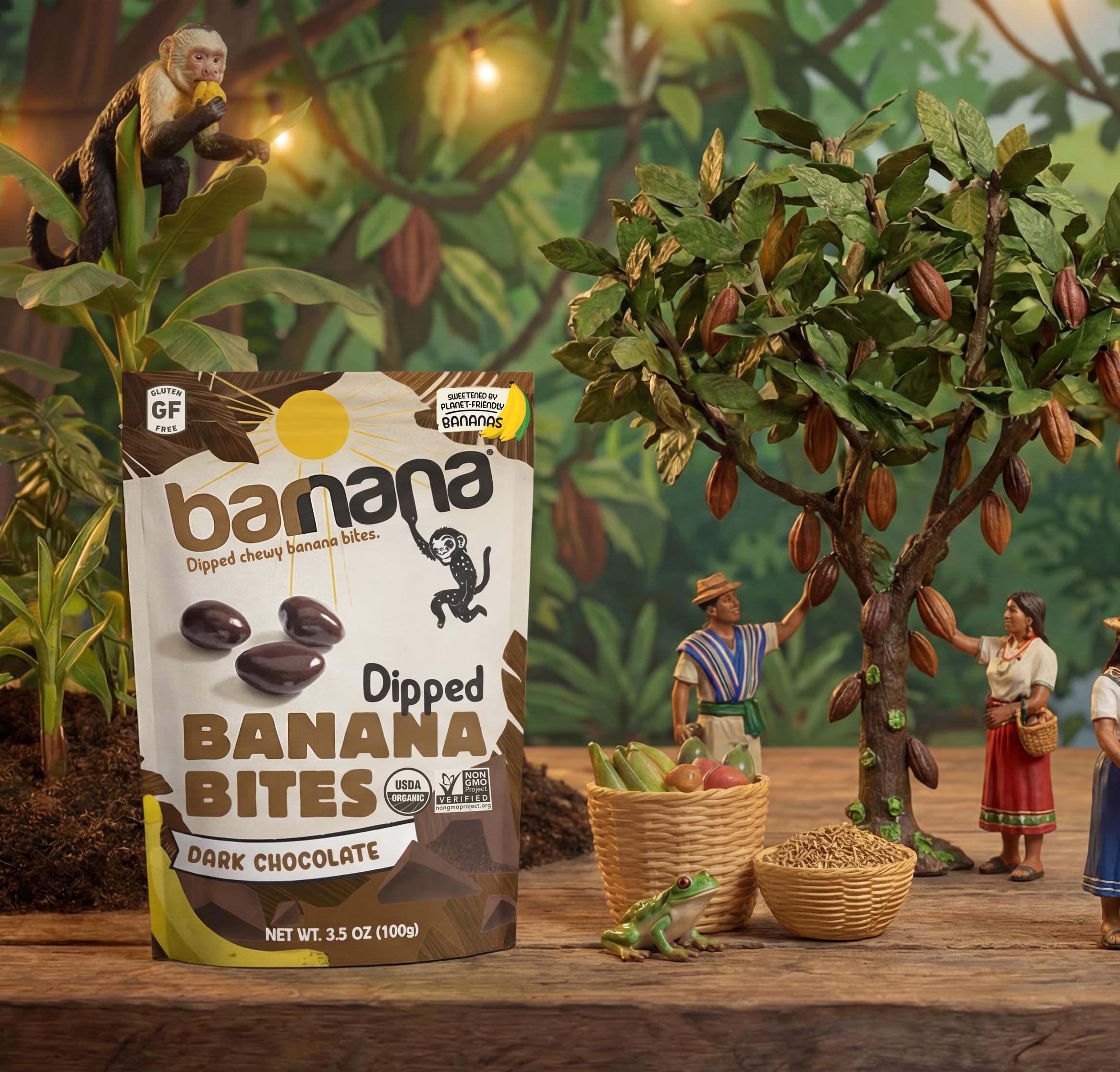 Amazon.com: Barnana Organic Dark Chocolate Dipped Chewy Banana