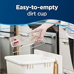 BISSELL - Sweeper sans fil - PerfectSweep Turbo - Remboursé 7.2 La batterie V fonctionne pour 60 Minutes avec Powered Brush roll et Easy Empty Dirt Cup pour les nettoyages in-Between - argent