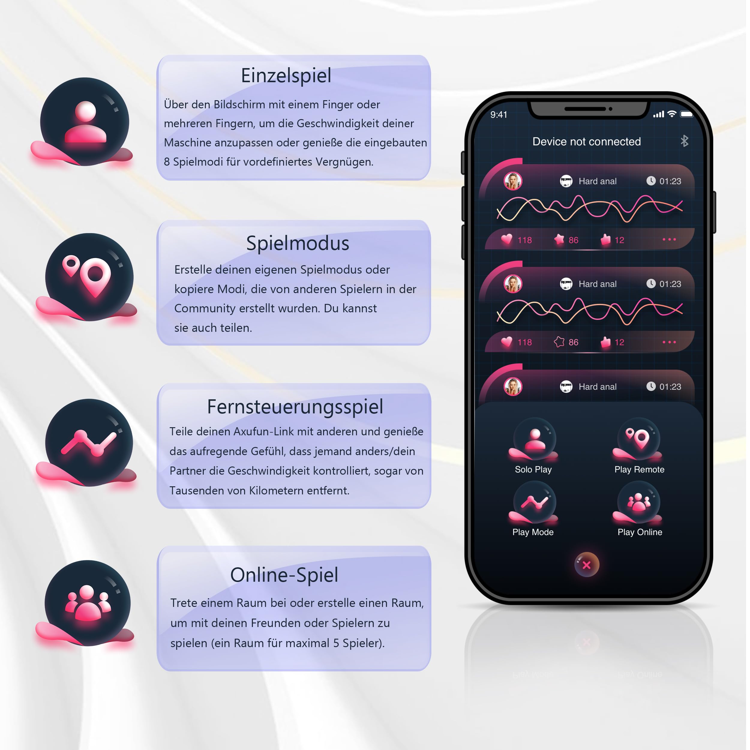 Automatische Dildo Maschine Fickmaschine mit APP Steuerung Sexspielzeug | Sex Maschine mit Schubkraft Realistischer Dildo für Erwachsene Einstellbare Liebesmaschine mit Aufsätzen 3XLR Anschluss