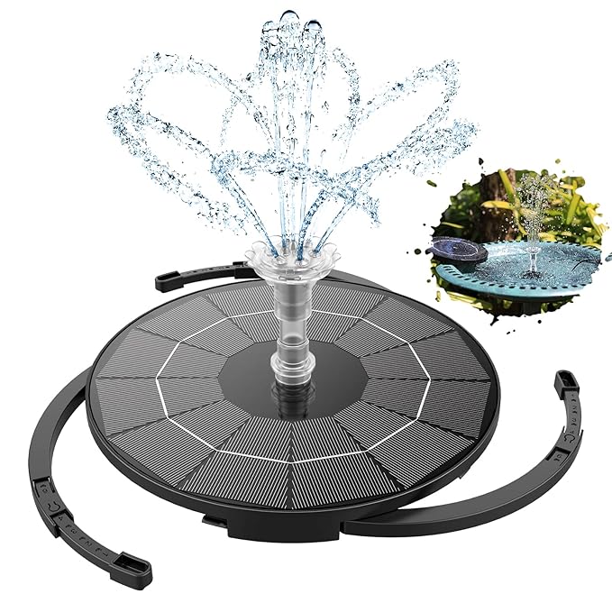 AISITIN 3.5W Solar Fountain Pump for Water Feature