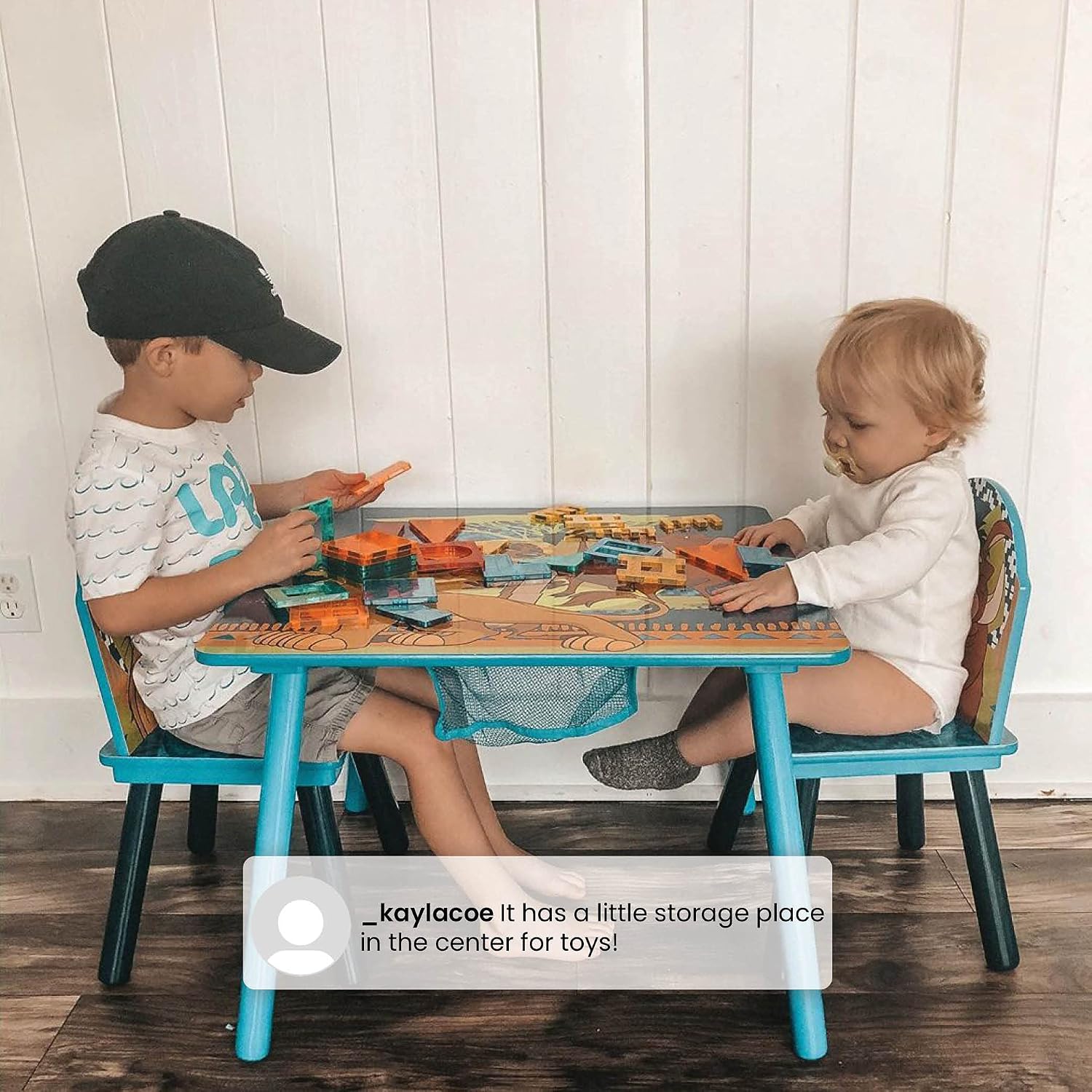 Delta Children Kids Table and Chair Set With Storage (2 Chairs Included) - Ideal for Arts & Crafts, Snack Time, Homeschooling, Homework & More - Greenguard Gold Certified, Disney The Lion King
