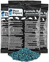 Pest Expert Formula ‘B+’ Advanced Rat Killer Poison 3kg (30 x 100g) - Strongest Maximum Strength - Single Feed Brodifacoum