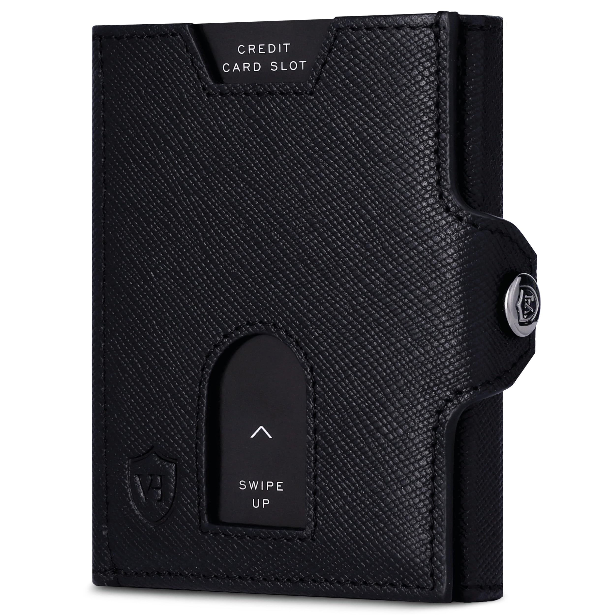 VON HEESEN Slim Wallet mit RFID-Schutz - Mini Geldbörse Herren & Damen klein - Kreditkartenetui Kartenetui - Geldbeutel Portmonee Portemonnaie klein