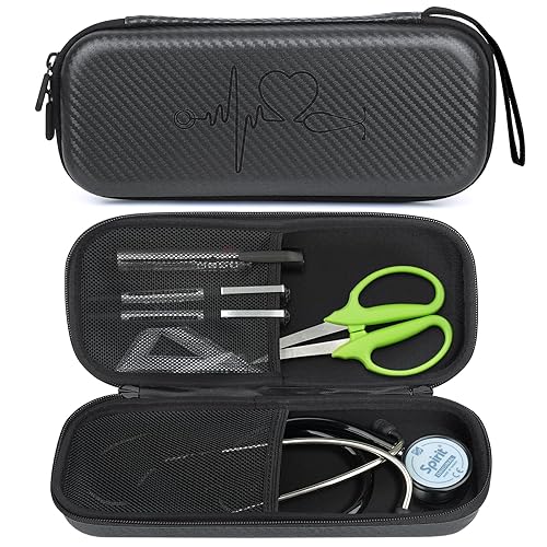 Funda para estetoscopio 3M Littmann Classic III, estuche de transporte para estetoscopio para regalo de enfermera, soporte de viaje ligero para
