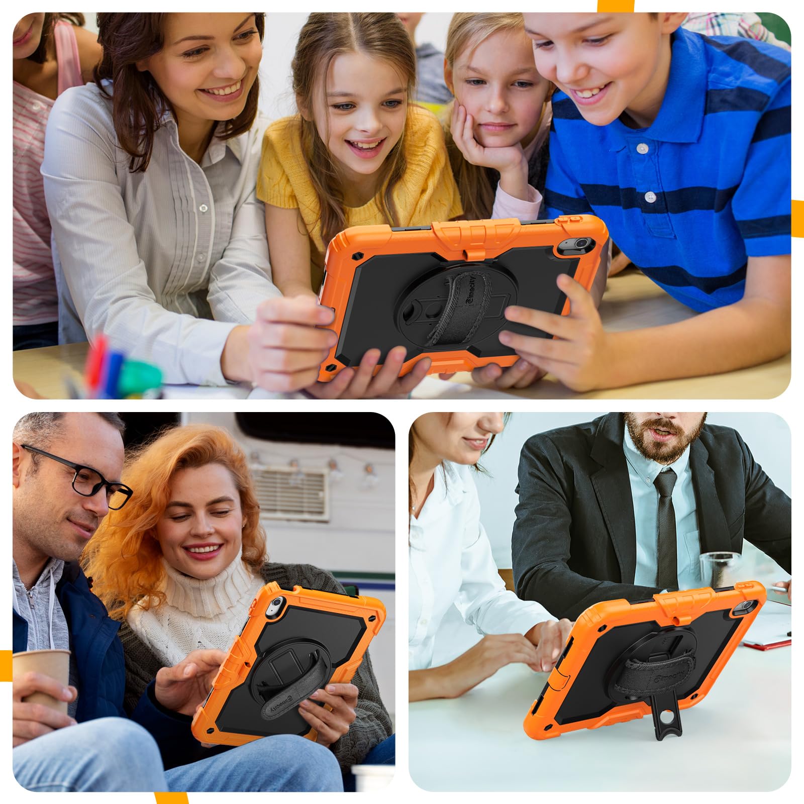 Timecity for iPad 9th/ 8th/ 7th Generation Case with Screen Protector — Amazon image 4