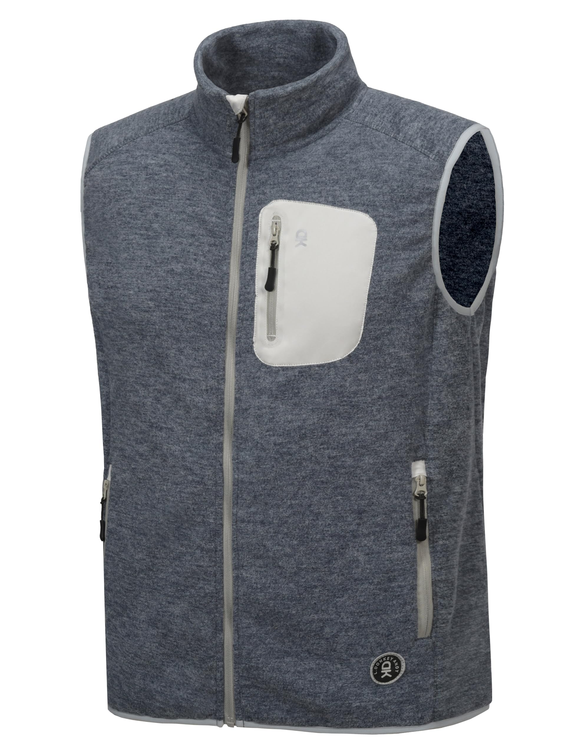 Little Donkey Andy Mens Casual Outerwear Vest Fleece Vest Lightweight Warm Sleeveless Jacket