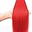Dorsanee Red Braiding Hair Pre Stretched 20 Inch 3 Packs Professional Easy Braiding Hair for Crochet Braids Twists Locs Hair Soft Yaki Texture Hot Water Setting Synthetic Hair Extensions