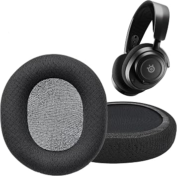 Arctis 9X Kulak Yast klar  Yedek Arctis 7p Earpads Earcups Kulak Pedleri Kupalar Steelseries Arctis 1/Arctis 3/Arctis 5/Arctis 7/Arctis 9/Arctis 7P/Arctis 9X Oyun Kulakl  ile Uyumlu.