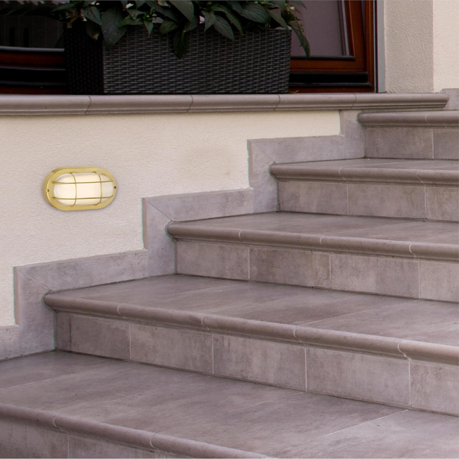 Westinghouse Traditional One-Light, 6-Watt LED Outdoor Exterior Wall Fixture, Painted Finish