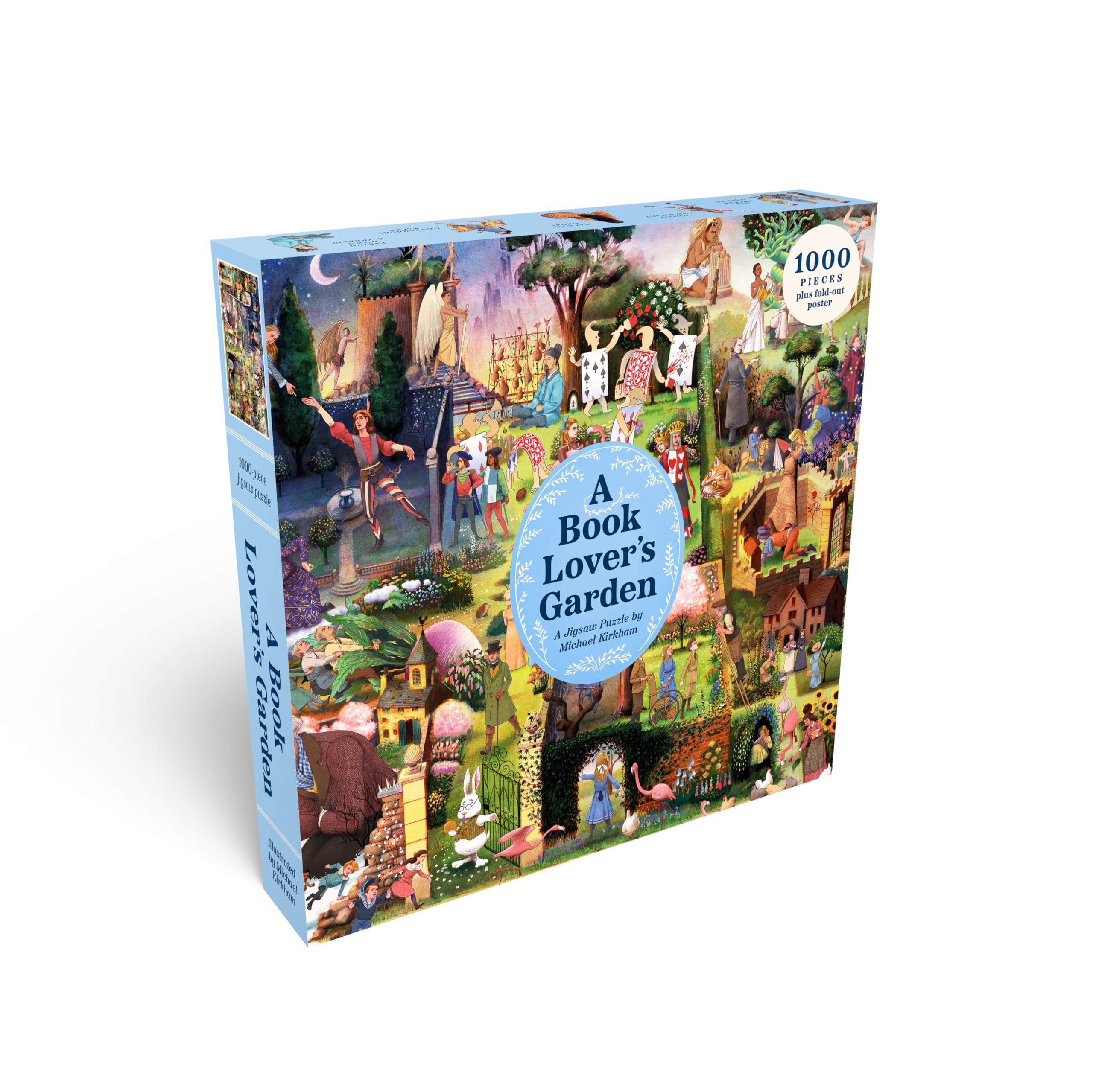 Amazon.com: A Book Lover's Garden 1000 Piece Puzzle : Kirkham