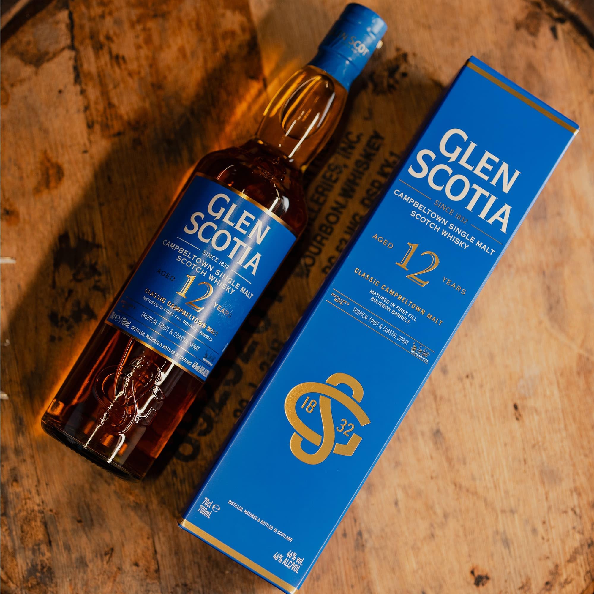 Glen Scotia 12 Year Old Single Malt Whisky, 70cl (46% ABV