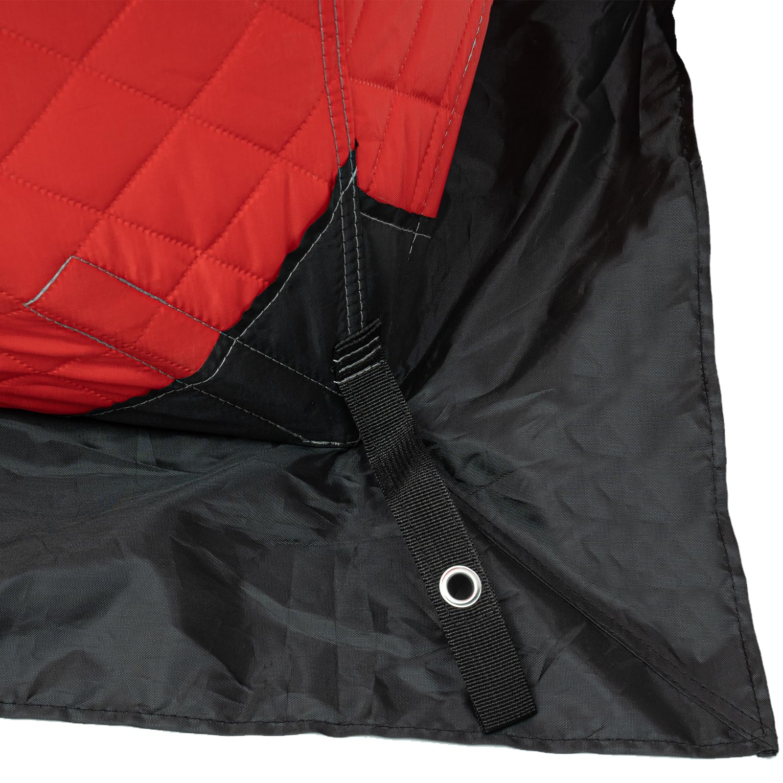 Tragbarer Angelzelt, Winddicht Outdoor-Eisangelzelt Wasserdicht Thermisches Zelt Schneesicher Arbeitszelt Kapazität 1-2 Personen Unterstand für Camping 145x145x165 cm