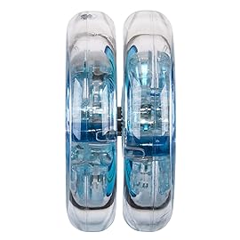 Duncan Toys Pulse LED Light-Up Yo-Yo, Intermediate Level Yo-Yo with Ball Bearing Axle and LED Lights, Clear/Blue
