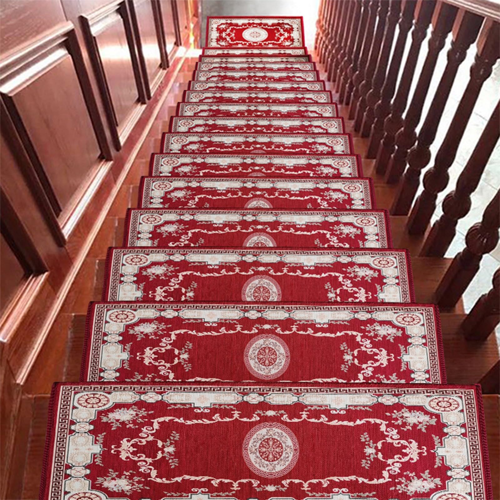 Alfombra antideslizante para peldaños con tecnología autoadhesiva lavable de seguridad