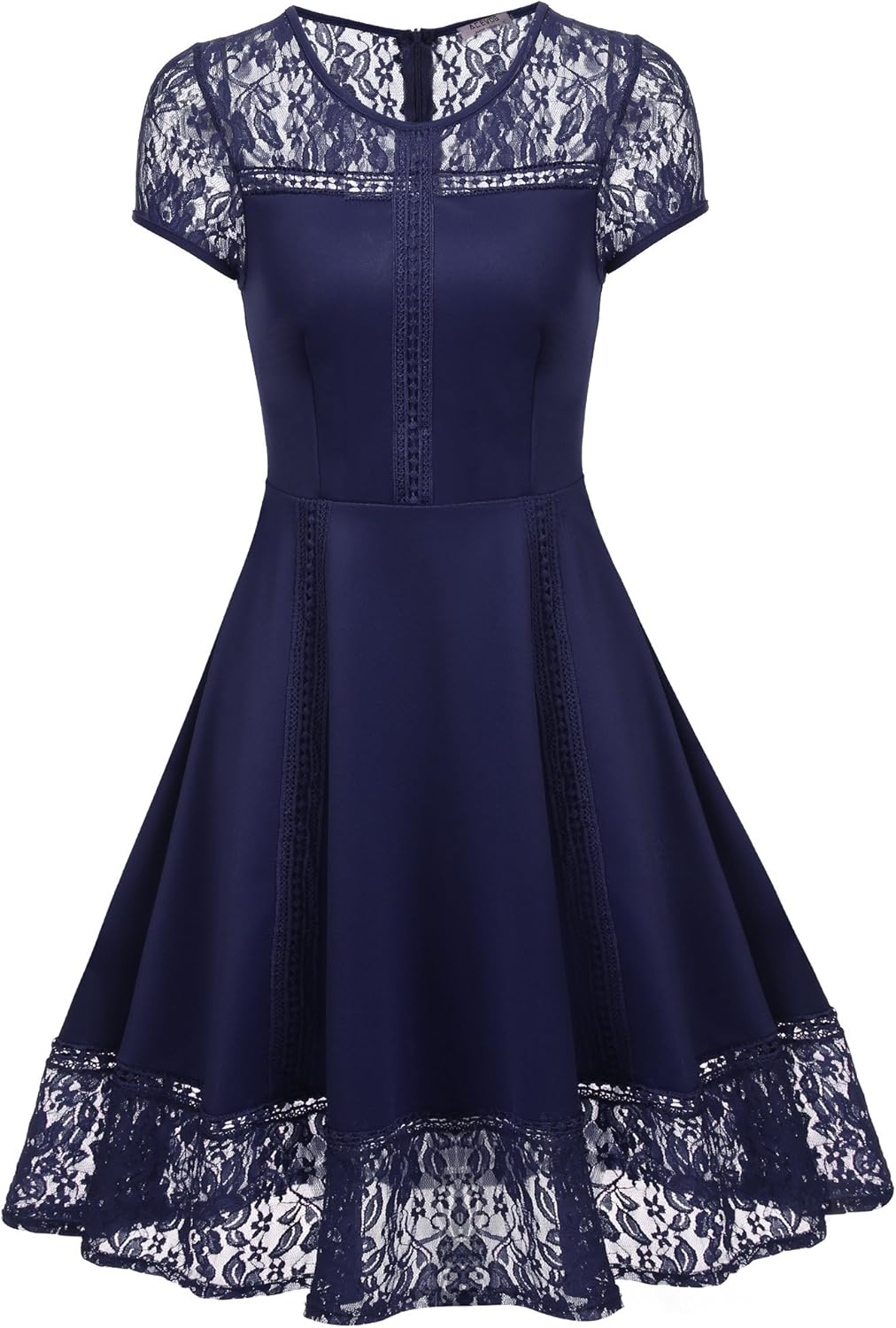 1950s floral lace swing dress Outlet