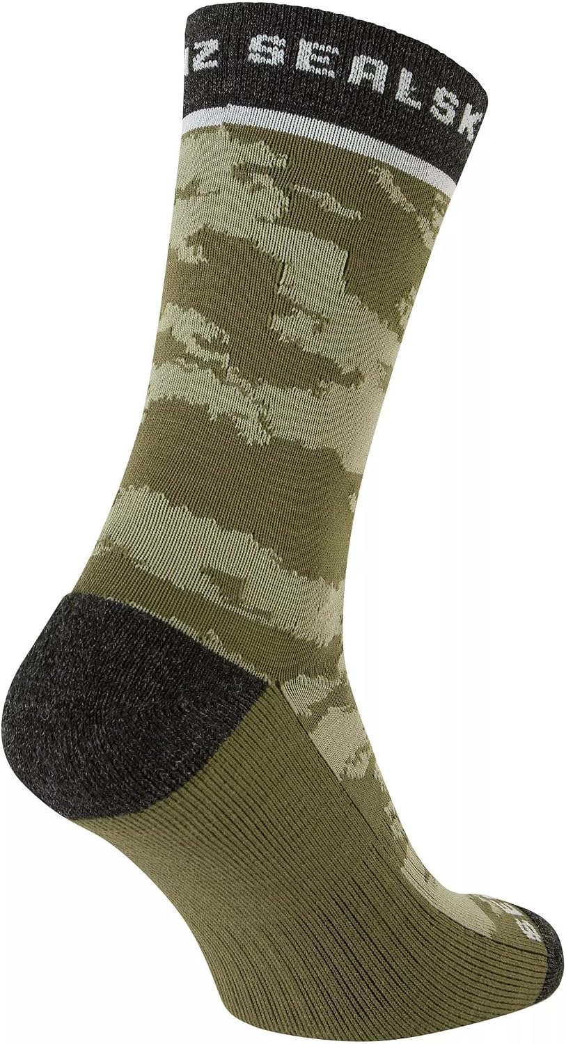 SEALSKINZ Unisex Reepham Mid Length Jacquard Active Sock