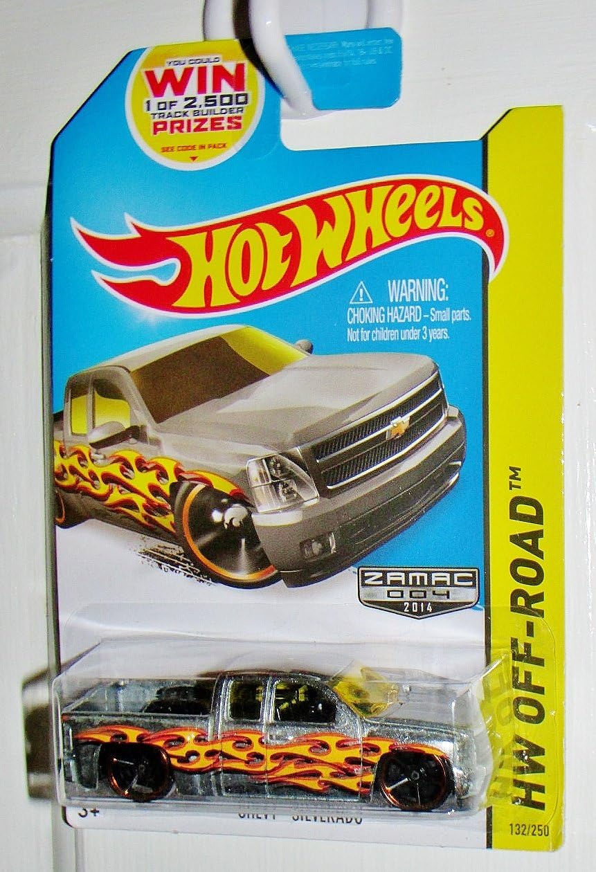 2014 Hot Wheels Hw Off-Road 132/250 - Chevy Silverado - Zamac