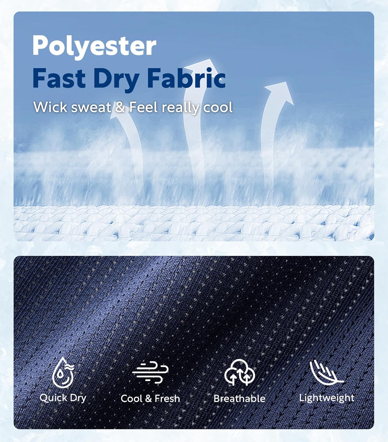 DAVID ARCHY Mens Boxer Shorts Underwear Quick Dry Breathable Mens Boxers Moisture Wicking Boxers for Men 3 or 5 Pack - Image 2