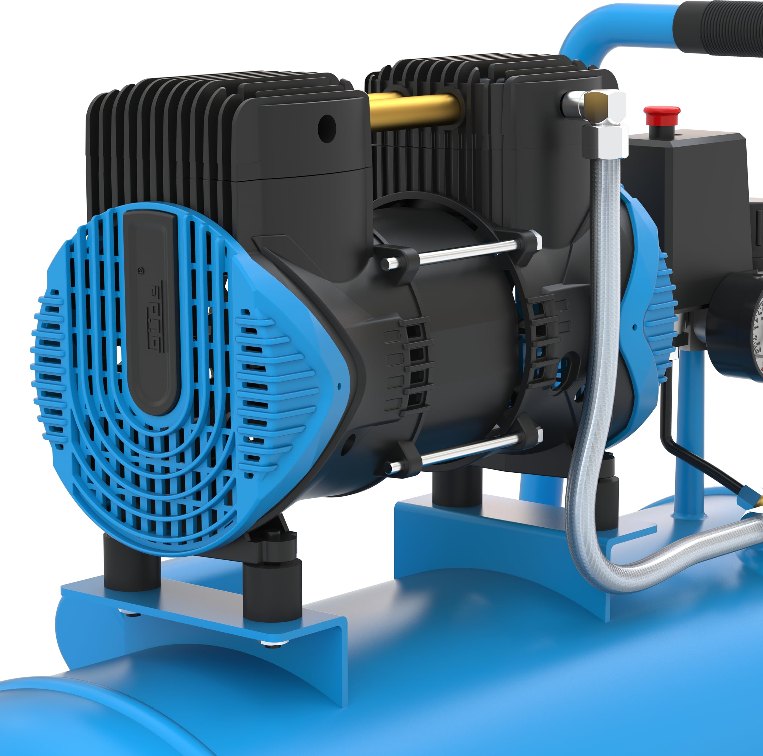 Güde Airpower 270/8/50 SILENT Kompressor - 230 Volt, 50 Liter Kessel, 1,68 Kilowatt, max. Druck 8 bar, eff. Liefermenge bei 0 bar 213 l/min, öl- und wartungsfrei, Schalldruckpegel 67 dB(A)