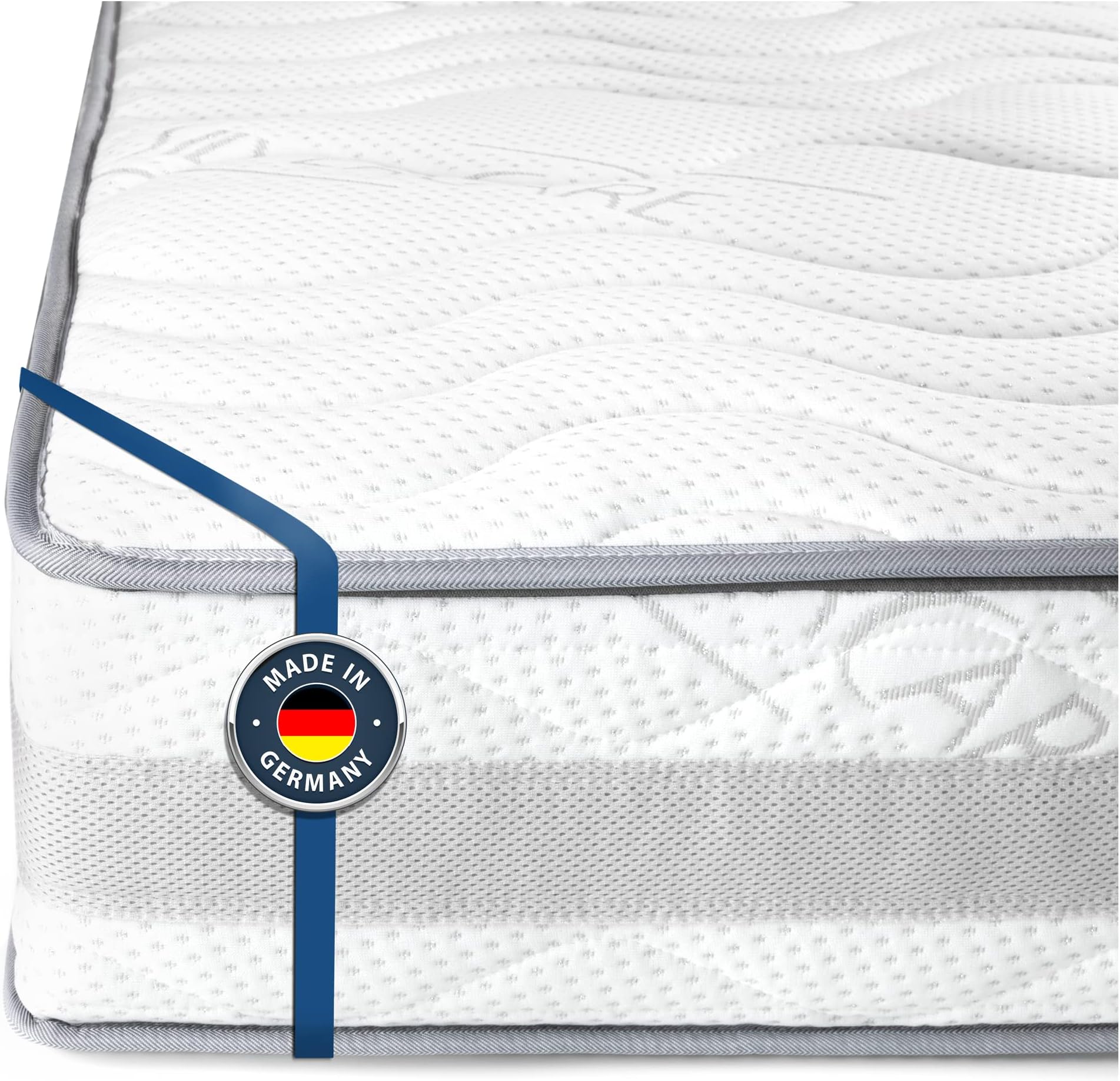 Arensberger Sara Schuimmatras, 120 x 200 cm, 16 cm, NANOCELL gelschuim, H3 hardheidsgraad - ademend, afneembare overtrek 240 g/m², wasbaar tot 60 °C, rolmatras, comfortmatras