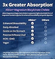 Vista 3 de High Absorption Magnesium Bisglycinate Capsules - Clinically Validated Buffered and Chelated Magnesium Supplement - 1 Daily Vegan Capsule with Lab