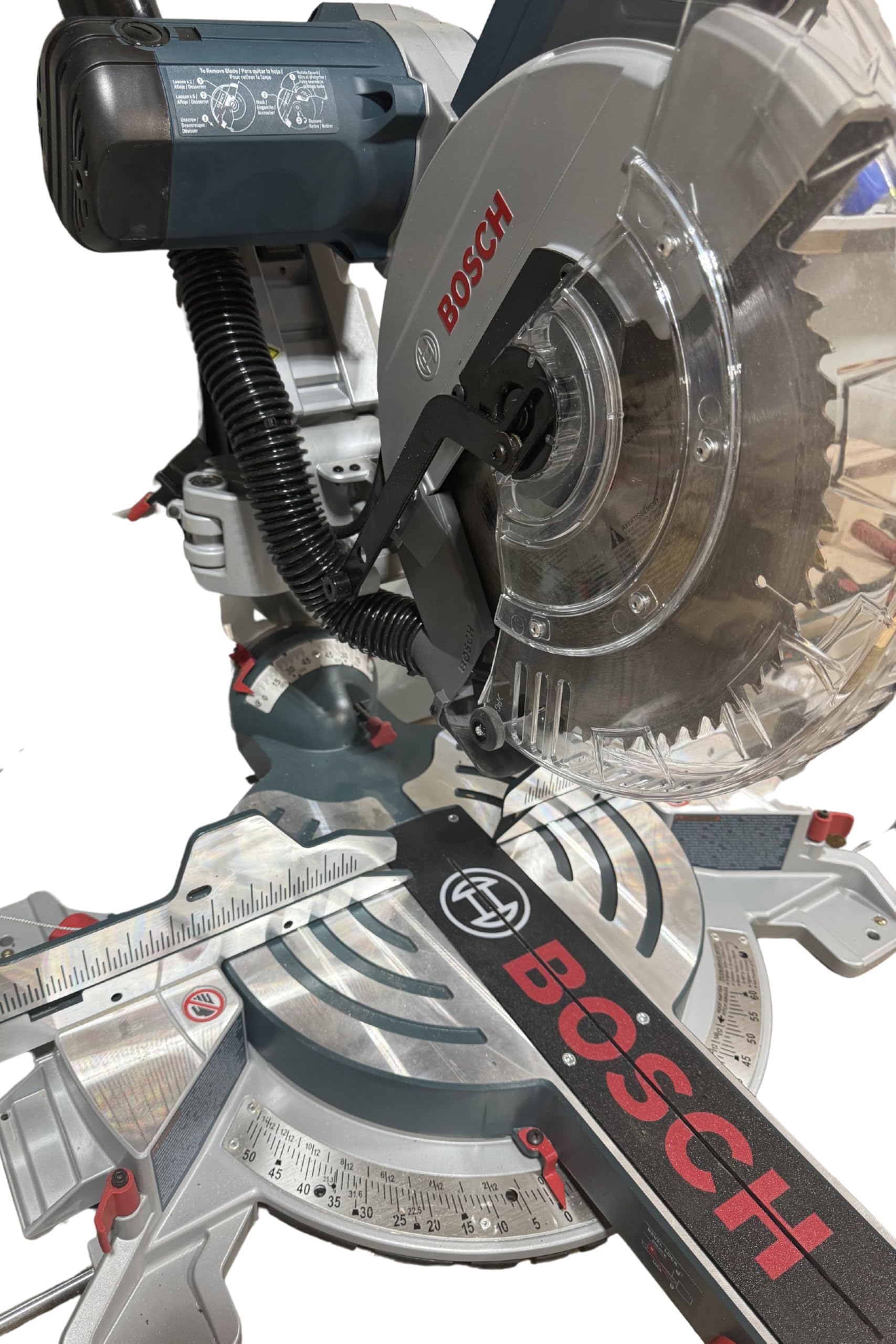 JZ Wood Shop Dust Collection Attachment for Bosch Glide GCM12SD