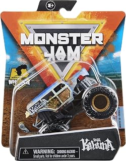Monster Jam 2021 Spin Master 1:64 Diecast Monster Truck with Wheelie Bar: Arena Favorites Big Kahuna