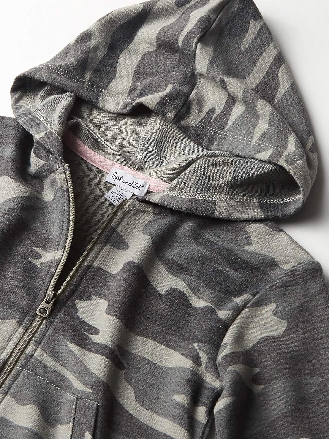 Splendid Girls' Infant Baby Boy Camo Hoodie