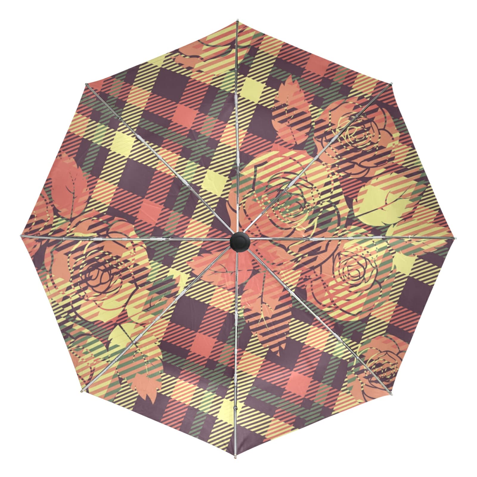Parapluie automatique抗风防雨 protection UV fleur d'art - 6