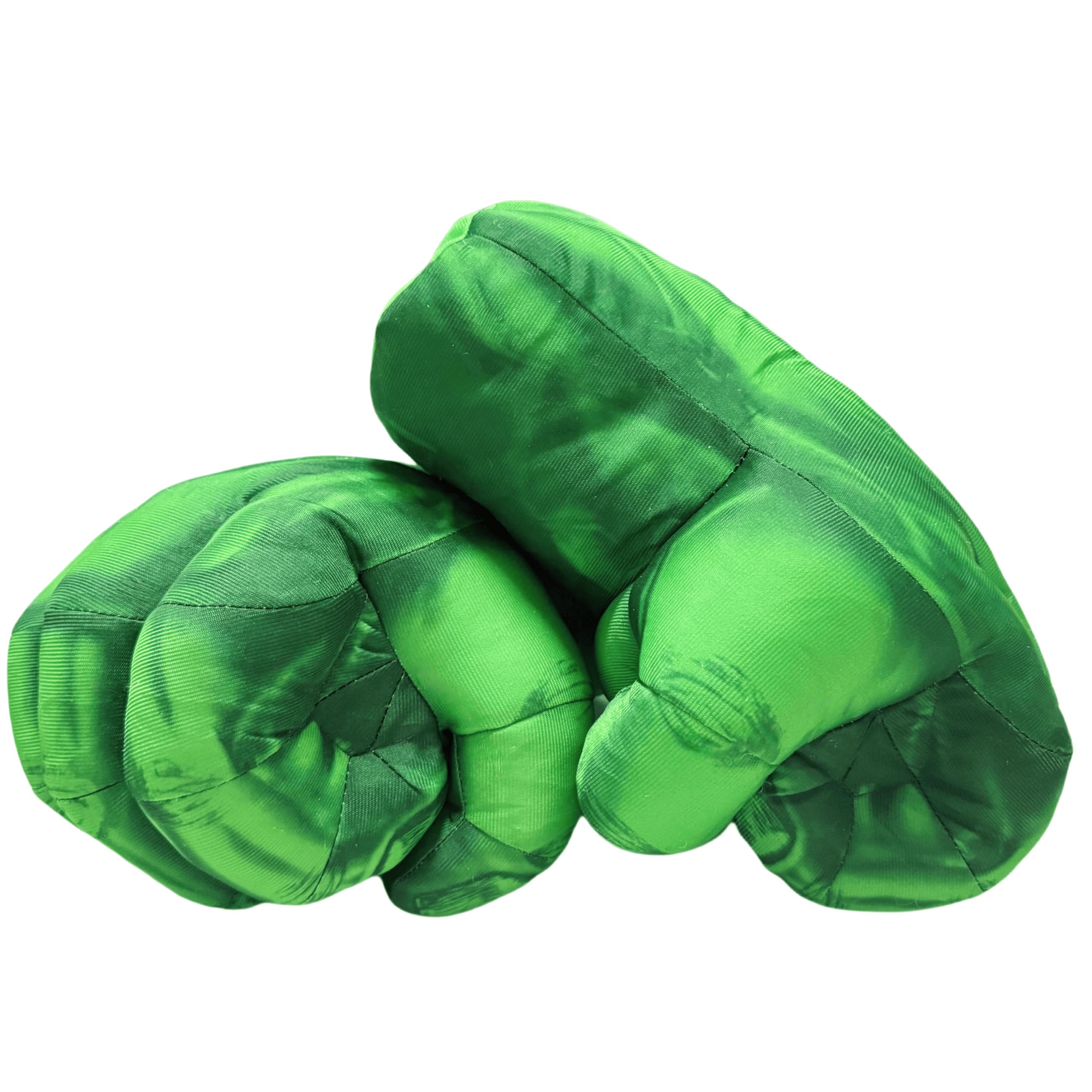 Gants de super-héros pour enfants, costumes de cosplay, poings de héros en peluche douce, cosplay, Halloween, jeu de rôle pour anniversaire, Noël pour garçons et enfants (vert)