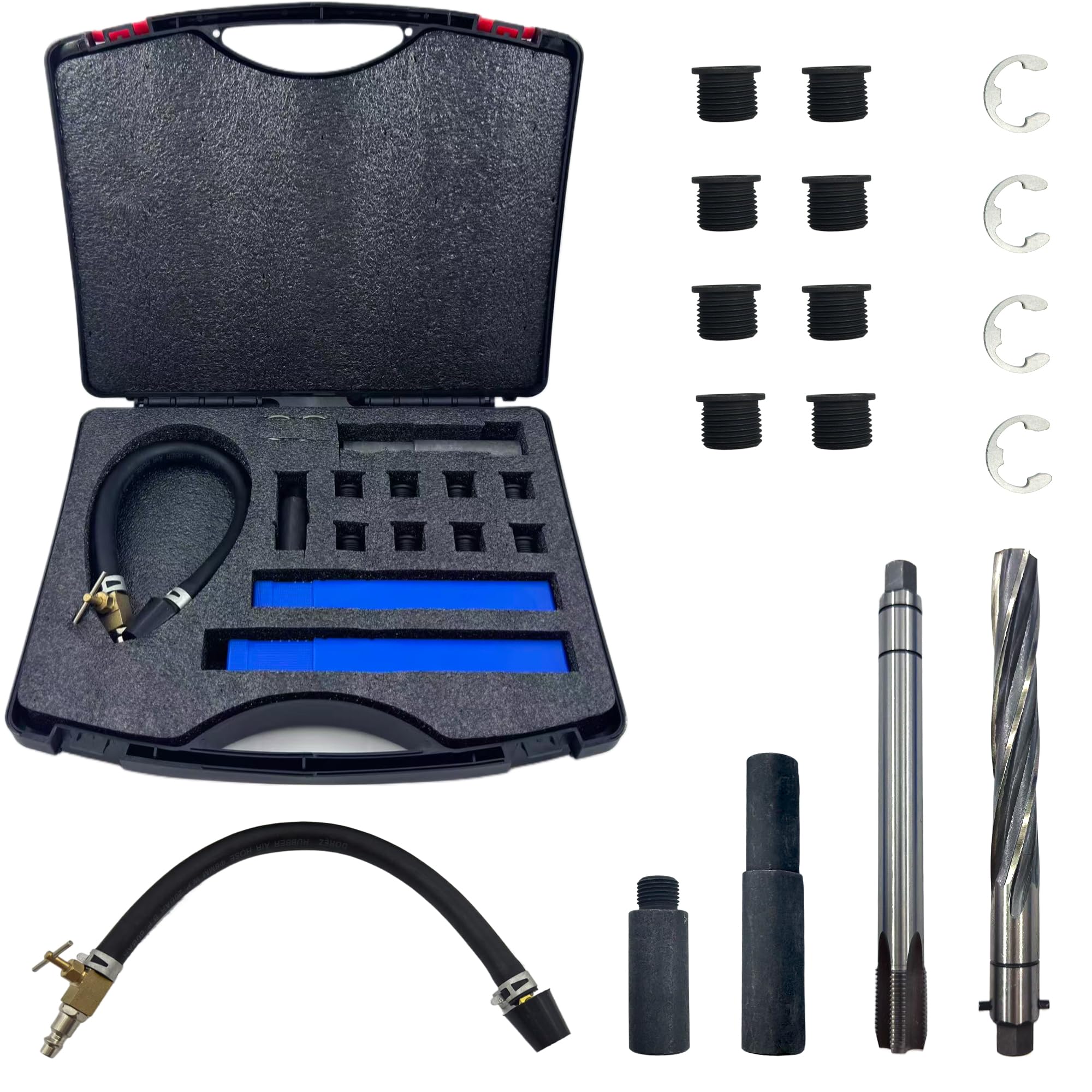 Photo 1 of Seeklf 39300 M16x1.5 3 Valve Sparkplug Insert Repair Kit Compatible with Ford Triton 2004-2008 3 Valve 4.6L, 5.4L and 6.8L Engines, Repairing Spark Plug Threads in Cylinder