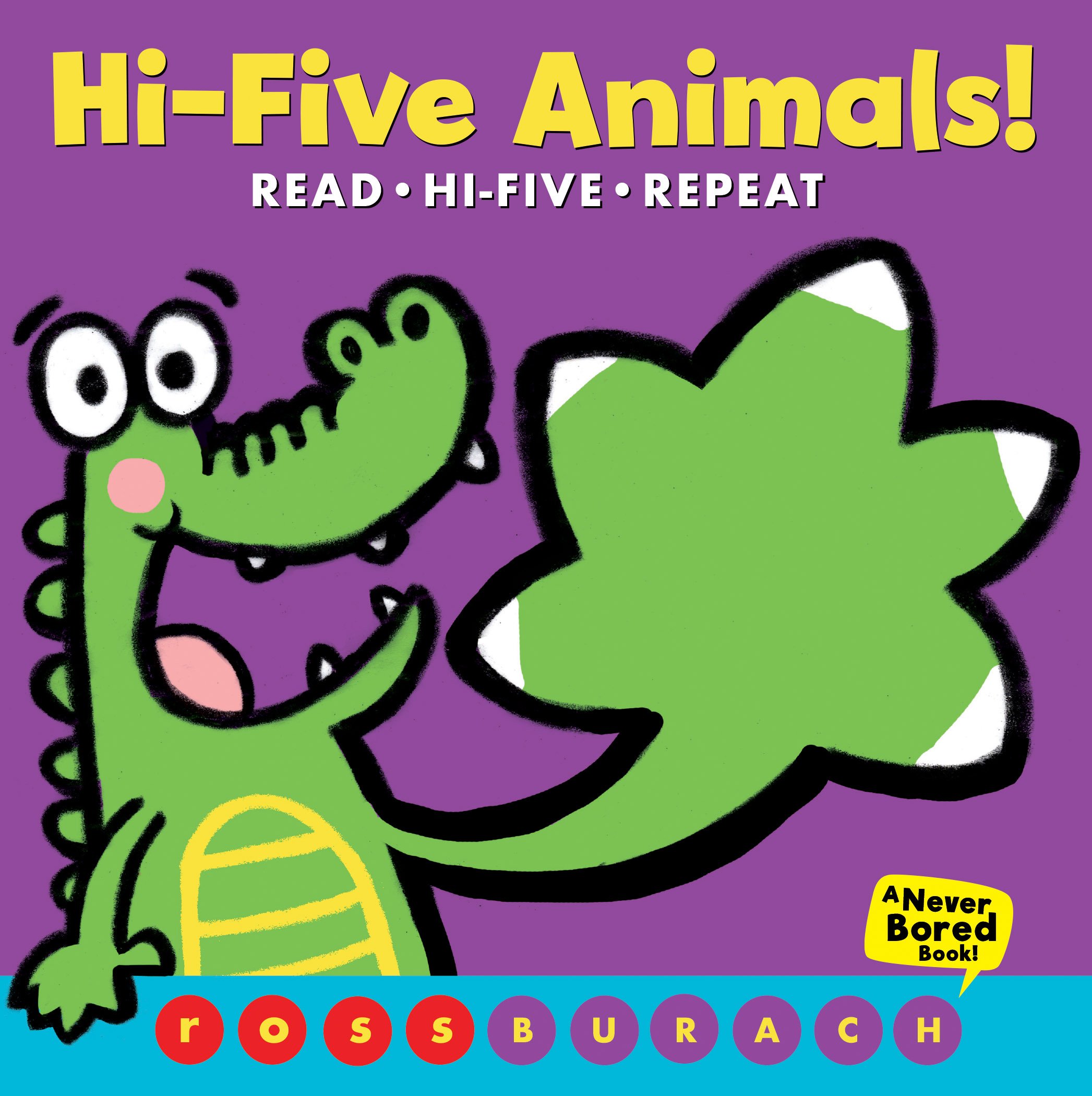 Cover of Hi-Five Animals! (A Never Bored Book!)