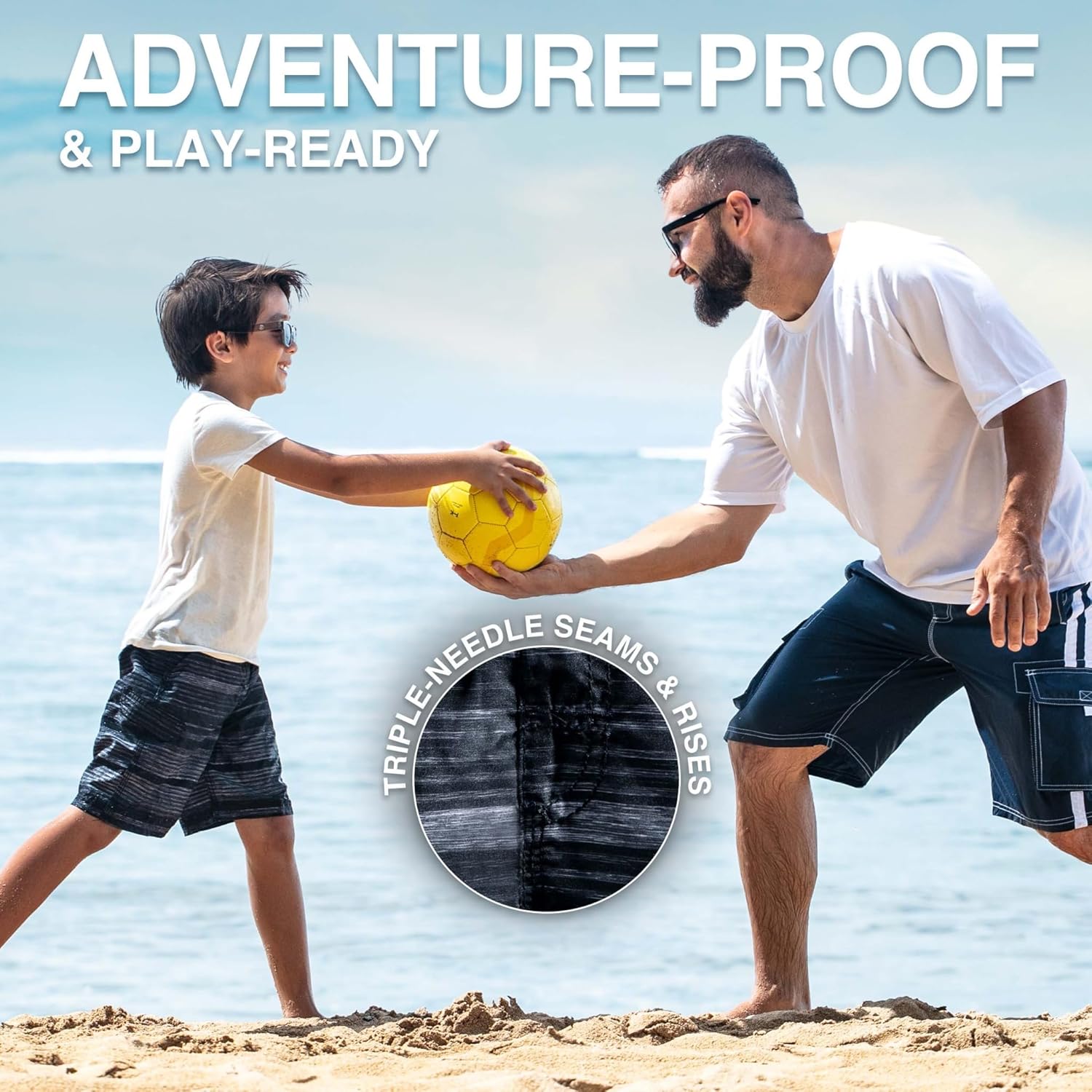 Kanu Surf Boys Line Up Quick Dry UPF 50+ Beach Swim Trunk - Image 4