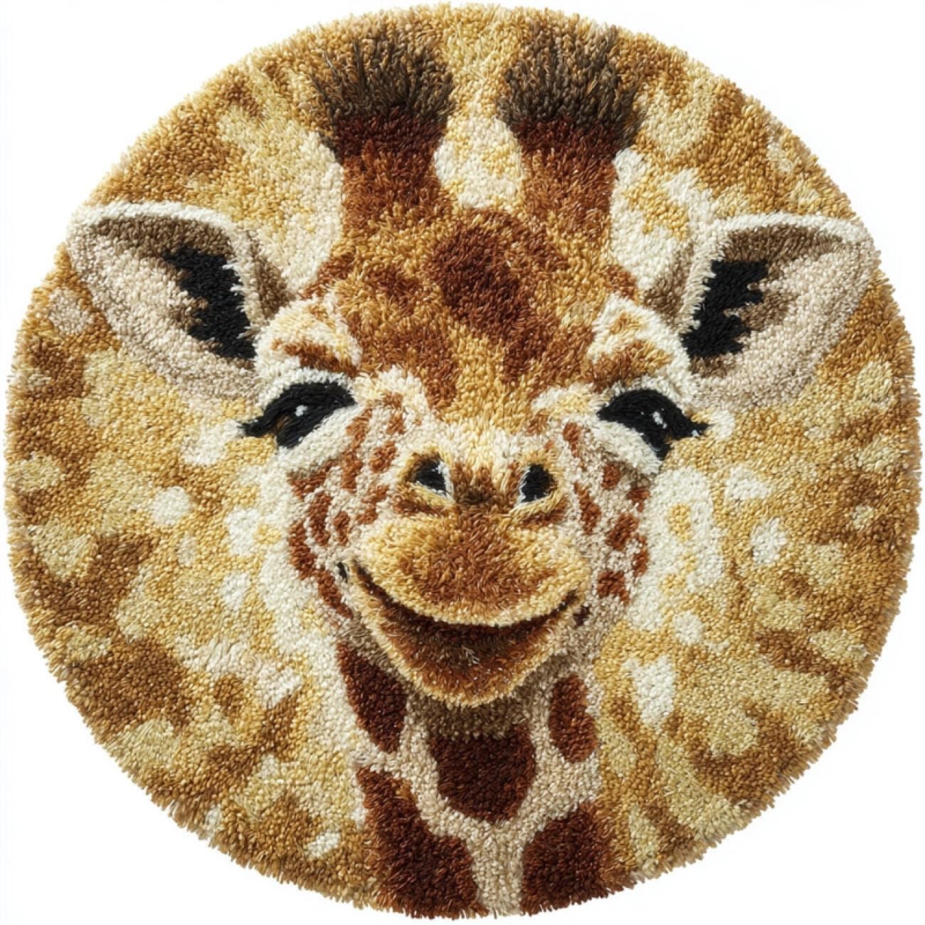 Kitquiver Tapestry Kits for Adults Giraffe Portrait 100x100cm
