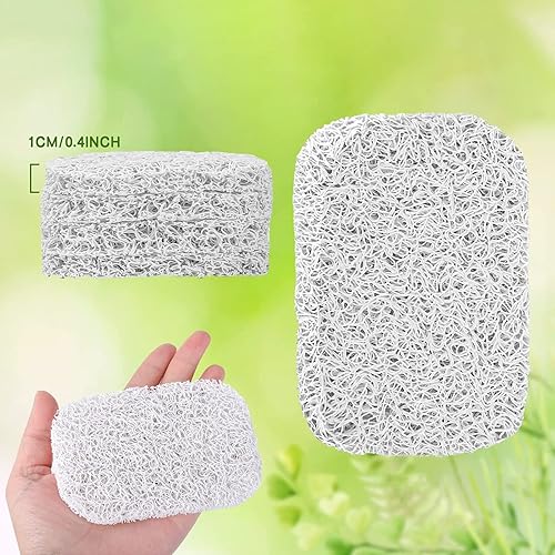 Miniatura 8 de 4 soportes ahorradores de jabón en barra para ducha, almohadillas autodrenantes para plato elevador de jabón, tapete de bandeja ahorradora de jabón