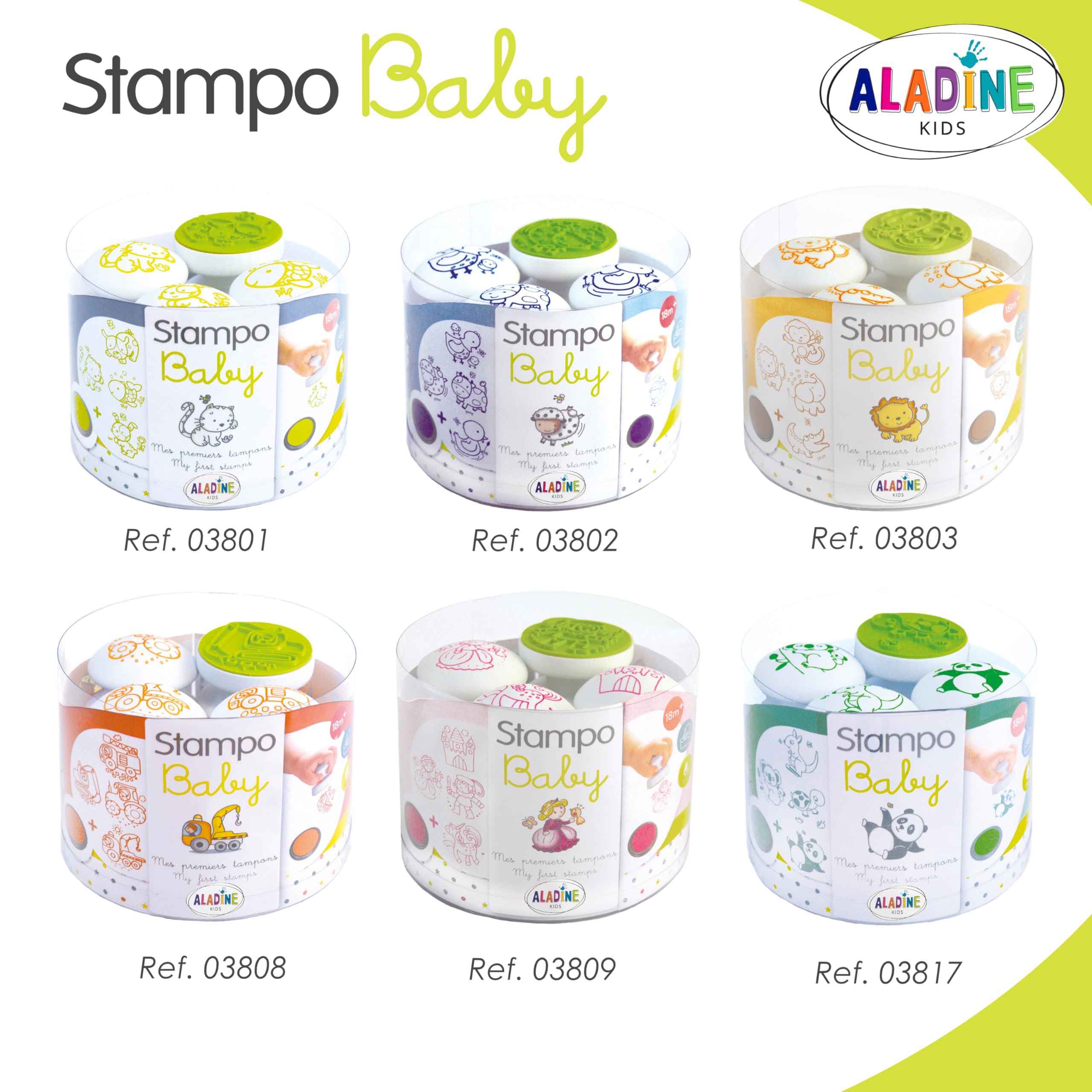 Aladine 3003803 - Stampo Baby Safari zwierzęta